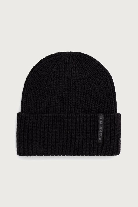 The North Face Czapka z wełny merino czarna NF0A8HMRJK31