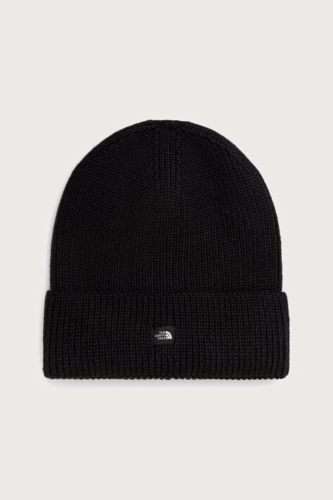The North Face Beanie kapa MINI LOGO črna NF0A8HMFJK31