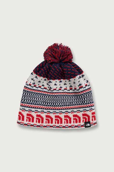 The North Face Czapka z pomponem Cabin Ski Tuke czerwona NF0A8CH0IKH1