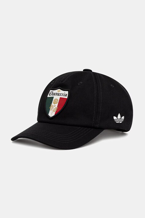 adidas Originals x Willy Chavarria czapka z daszkiem bawełniana czarna KW7334