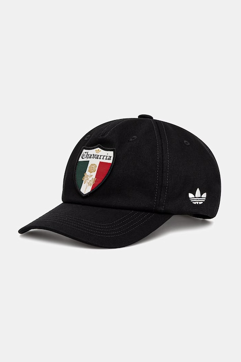 adidas Originals x Willy Chavarria czapka z daszkiem bawełniana czarna KW7334
