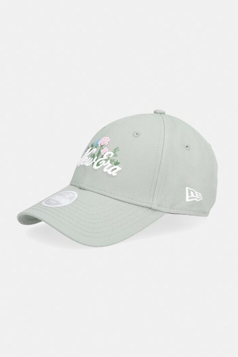 New Era czapka bejsbolówka bawełniana BEADED 940 NEWERA zielona 60856276