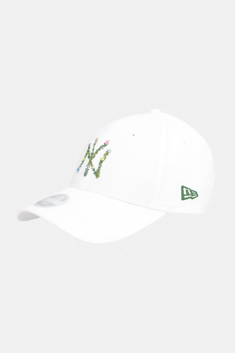 New Era czapka bejsbolówka bawełniana FLORAL INFILL 940 NYY biała 60667481