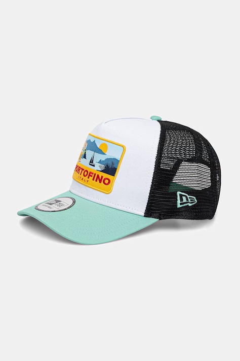 New Era czapka z daszkiem trucker NE LOCATION PATCH TRUCKER biała 60856271