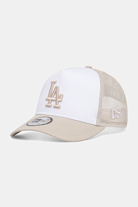 New Era czapka z daszkiem trucker LE TRUCKER LA DODGERS beżowa 60856266