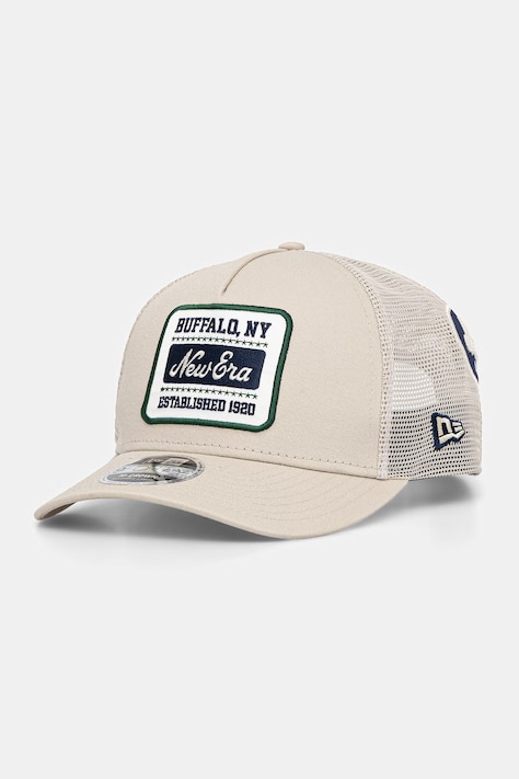 New Era czapka z daszkiem trucker MULTI PATCH 940 MC beżowa 60856340