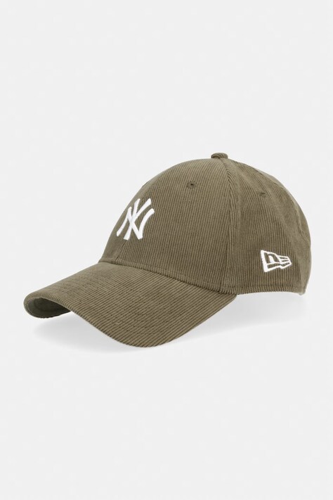 New Era czapka bejsbolówka sztruksowa SOFT CORD 940 NYY zielona 60856329
