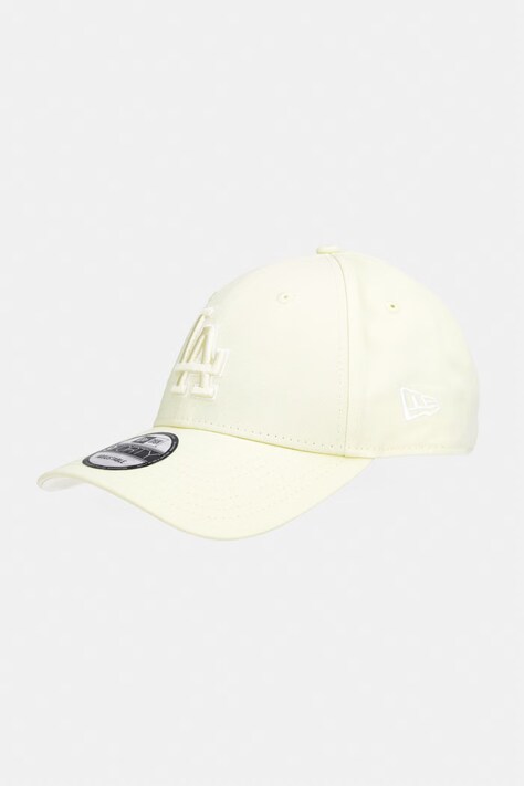 New Era czapka z daszkiem bawełniana TEAM OUTLINE 940 LA DODGERS żółta 60856269
