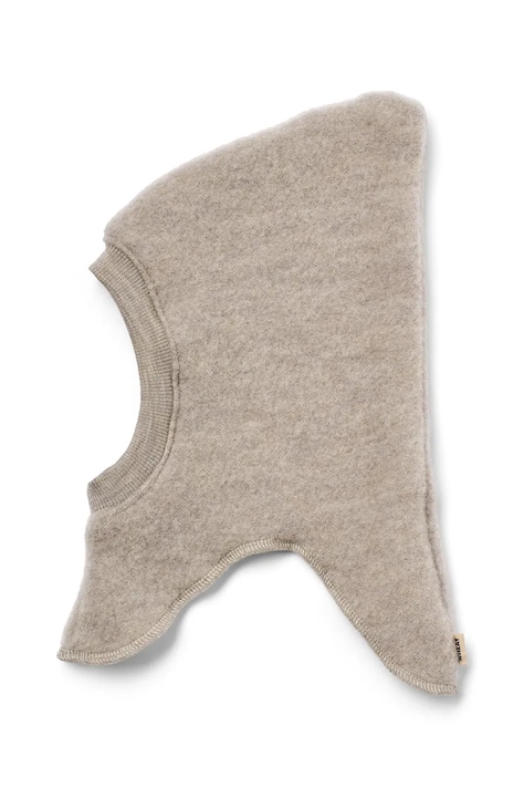 Wheat Kaptur dziecięcy z wełny merino beżowy 7724-786