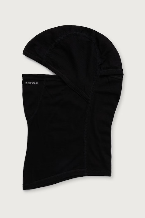 Devold Kominiarka z wełny merino Breeze Merino czarna PDGO.180.820.B