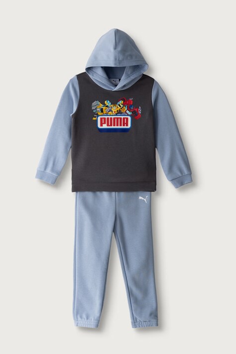 Puma Komplet dresowy dziecięcy z bawełną PUMA X TRANSFORMERS MINICATS Loungewear Set INF niebieski 637631