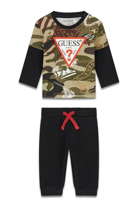 Guess Dziecięce bawełniane czarne I6BG01 K5800