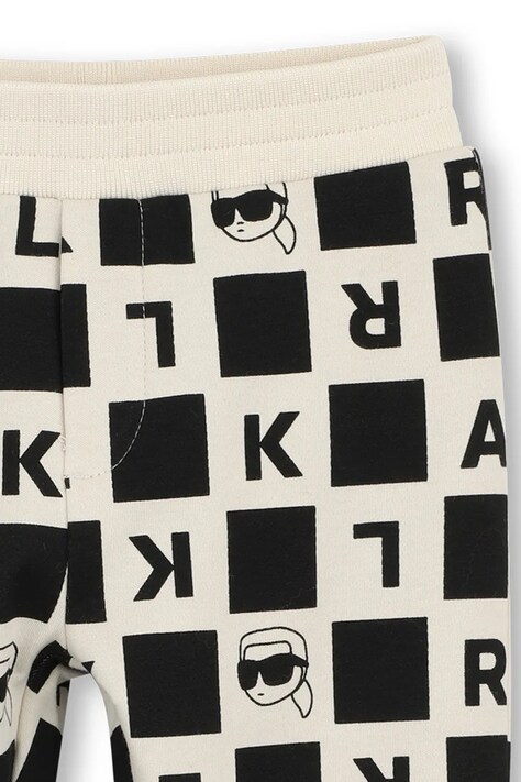 Karl Lagerfeld трикотажний комплект дитячий бавовняний — AW26-DKBZU0, бежевий — фото 6