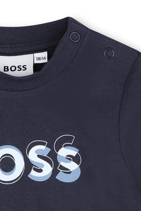 BOSS спортивний костюм для немовлят з бавовною — AW26-DKBZUH, блакитний — фото 7