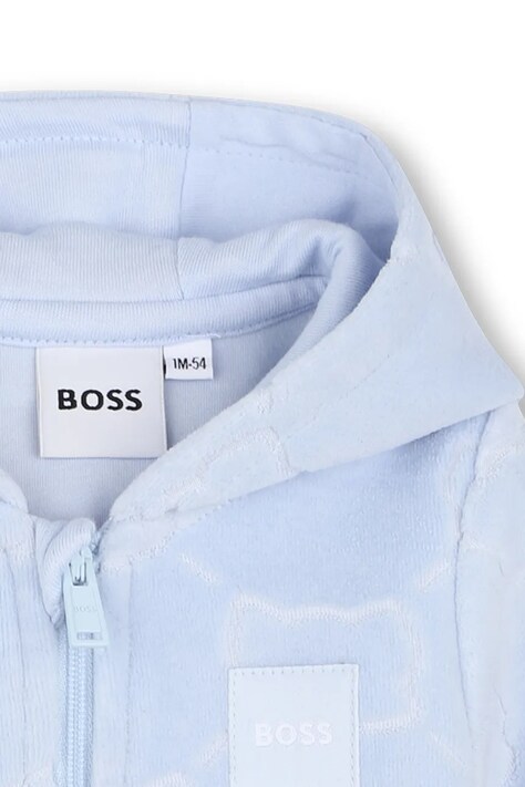 BOSS спортивний костюм для немовлят з бавовною — AW26-DKBZUI, блакитний — фото 5