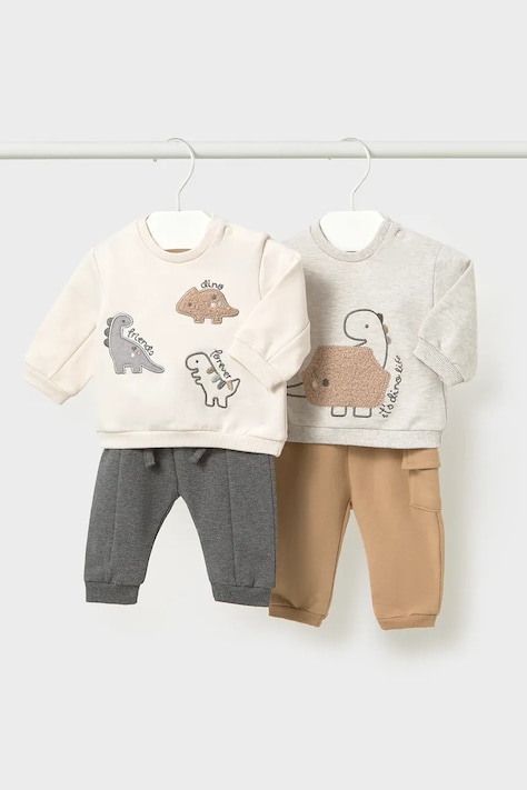 Mayoral Newborn комплект на каждый день для младенцев с хлопком коричневый 2665
