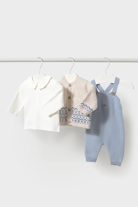 Mayoral Newborn комплект на кожен день для немовлят бавовняний блакитний 2609
