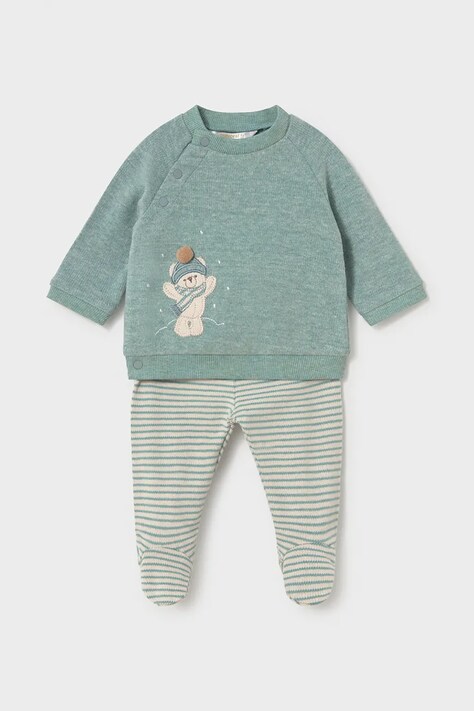 Mayoral Newborn Комплект для младенцев с хлопком бирюзовый 2519