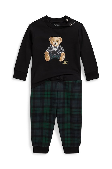 Polo Ralph Lauren Súprava dojčenská s bavlnou čierna 320B28710002