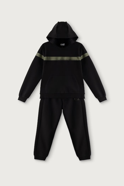 EA7 Emporio Armani Komplet dresowy dziecięcy z bawełną czarny 7B000367 AF12660
