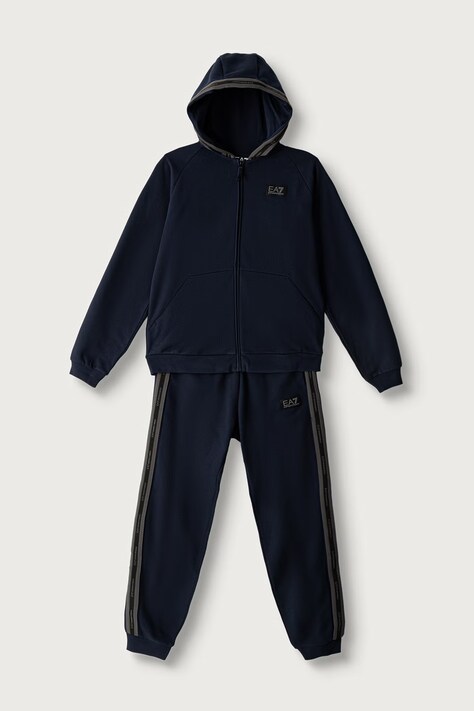EA7 Emporio Armani Komplet trenirke otroški z bombažem mornarsko moder 7B000375 AF10368