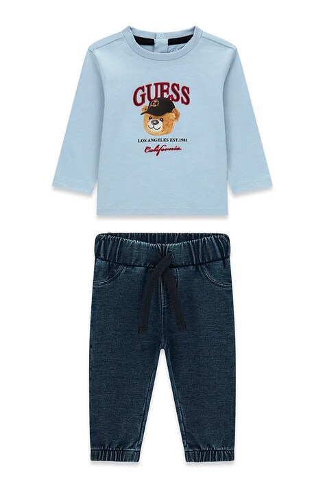 Guess komplet codzienny dziecięcy niebieski I6YG07 K4014