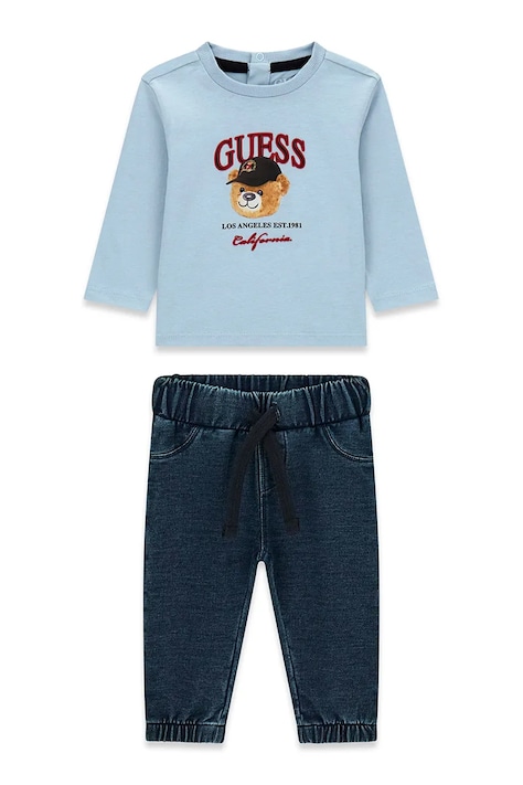 Guess komplet codzienny dziecięcy niebieski I6YG07 K4014