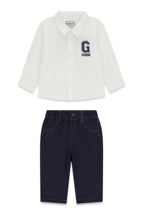 Guess komplet dziecięcy bawełniany biały I6YG03 W2679