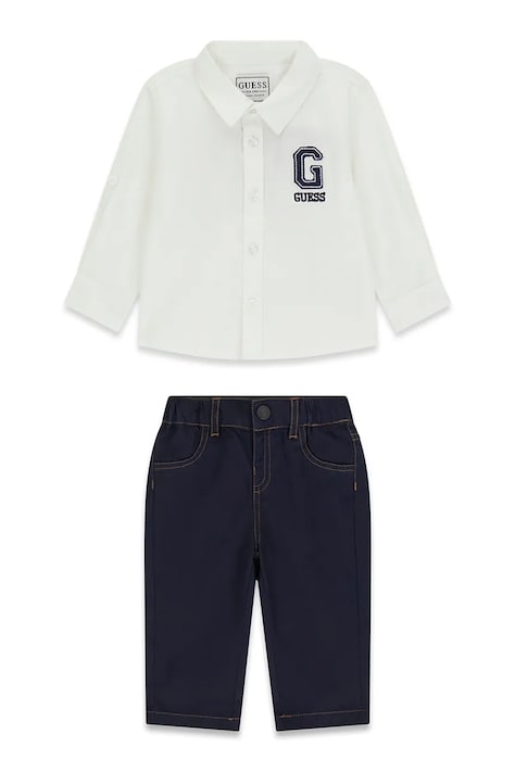 Guess komplet dziecięcy bawełniany biały I6YG03 W2679