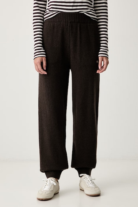 MSGM donji dio trenirke za žene od vune smeđi 4141MDP190.267757