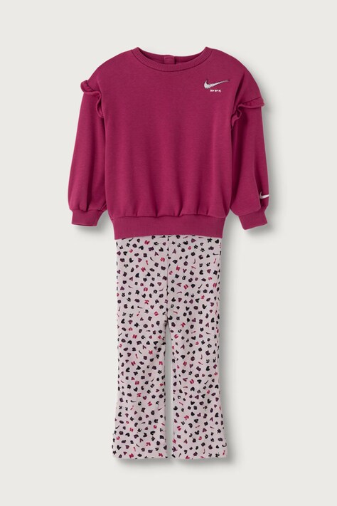 Nike Komplet dresowy niemowlęcy z bawełną różowy 16N294