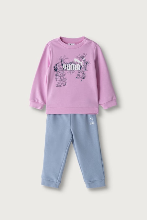 Puma Dres dziecięcy z bawełną PUMA X DORA MINICATS Set różowy 637622