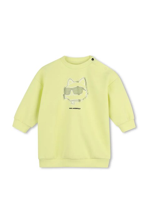 Karl Lagerfeld трикотажний комплект для немовлят з бавовною — AW26-DKGZR1, золотий — фото 3