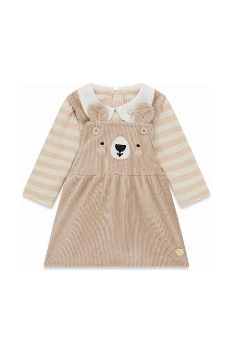 Guess Komplet codzienny niemowlęcy bawełniany beżowy S6BG11 K6801
