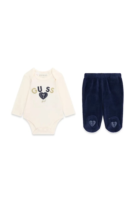Guess Komplet codzienny niemowlęcy bawełniany granatowy S6BG10 K6022