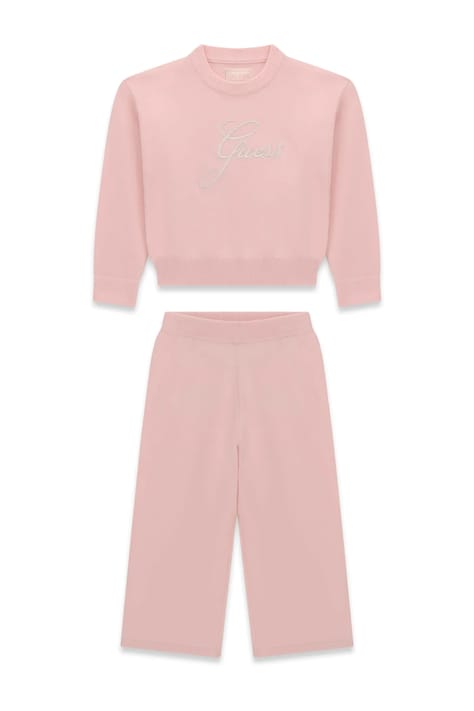 Guess Komplet dziecięcy z wiskozą różowy K6BG04 Z1291