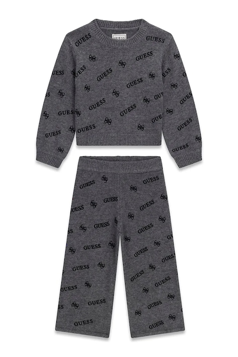 Guess Komplet dziecięcy z dodatkiem wełny szary K6BG01 Z1289