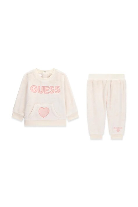 Guess Dres niemowlęcy polarowy beżowy A6BG14 W4050