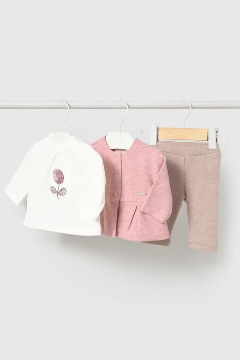 Mayoral Newborn комплект на каждый день для младенцев с хлопком розовый 2772