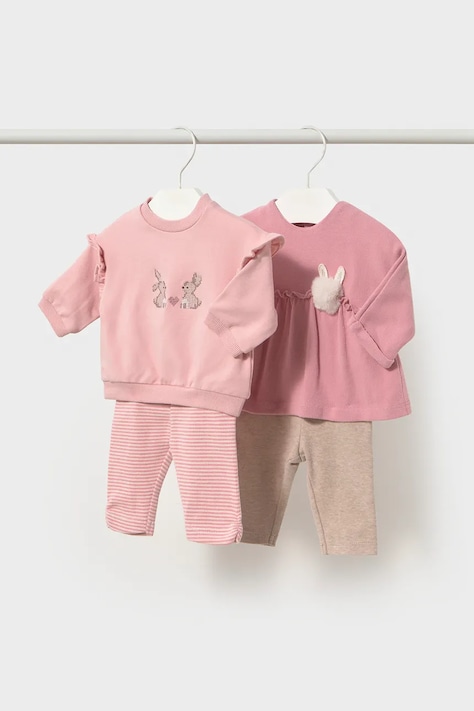 Mayoral Newborn комплект для немовлят з бавовною рожевий 2758