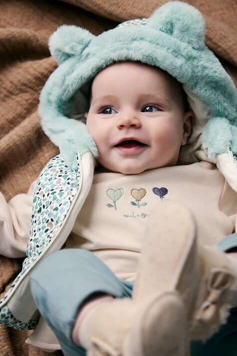 Mayoral Newborn καθημερινό σετ βρεφικό με βαμβάκι μπλε 2686
