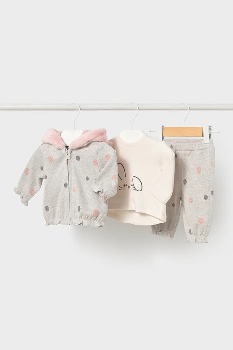 Mayoral Newborn σετ βρεφικό με βαμβάκι μπεζ 2656