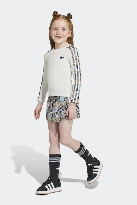adidas Originals komplet dziecięcy z bawełną beżowy KU9713