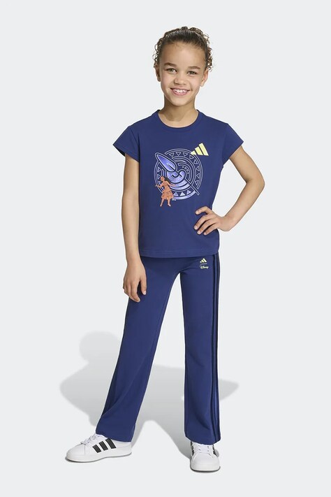 adidas σετ παιδικό με βαμβάκι DISNEY σκούρο μπλε KG6134