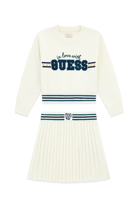 Guess komplet dziecięcy z wiskozą biały K6YG02 Z0815