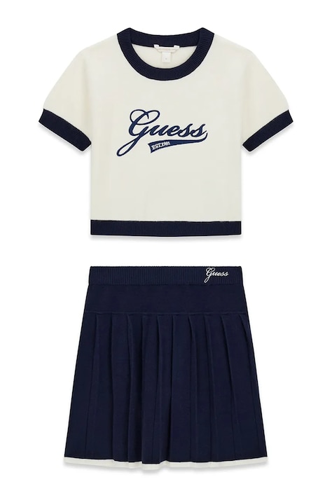 Guess komplet dziecięcy z wiskozą beżowy J6YG02 Z0829