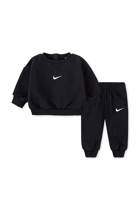 Nike Komplet dresowy niemowlęcy bawełniany czarny 56M188