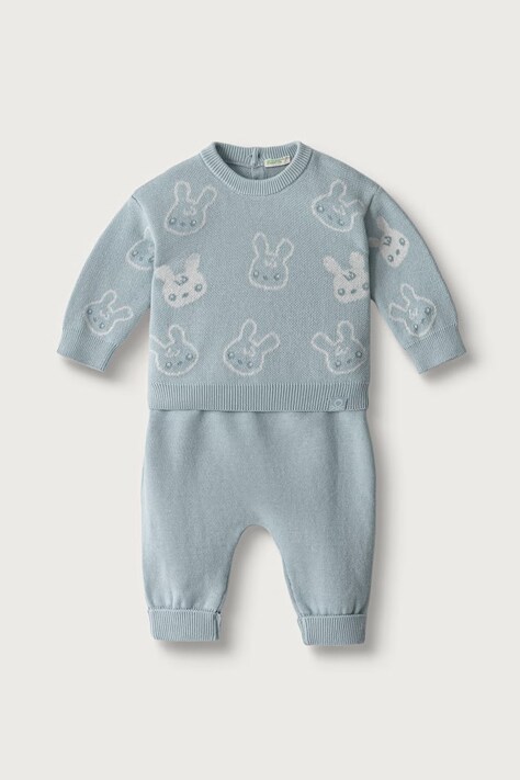United Colors of Benetton Set dětský bavlněný modrý 1ZOCB101J