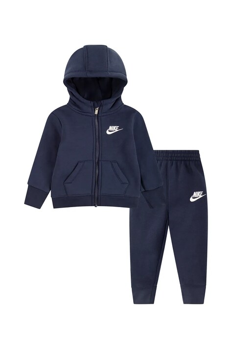 Nike Komplet dresowy niemowlęcy bawełniany granatowy 66J456