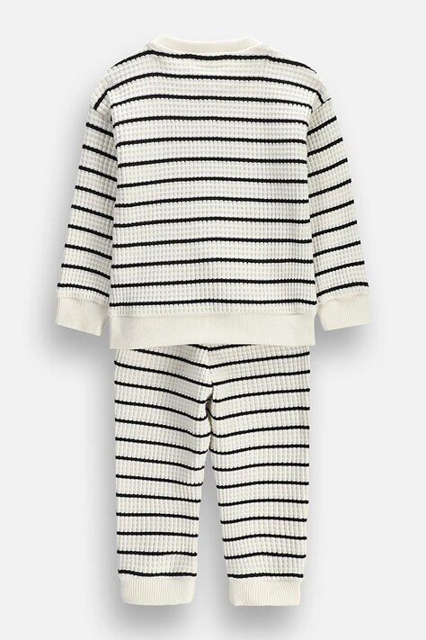 Coccodrillo σετ φόρμας βρεφικό βαμβακερό μπεζ SMALL WONDER UNISEX NEWBORN